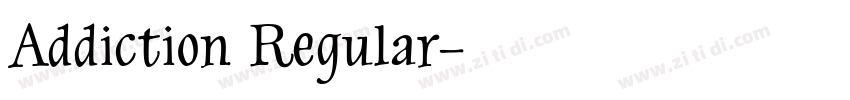 Addiction Regular字体转换